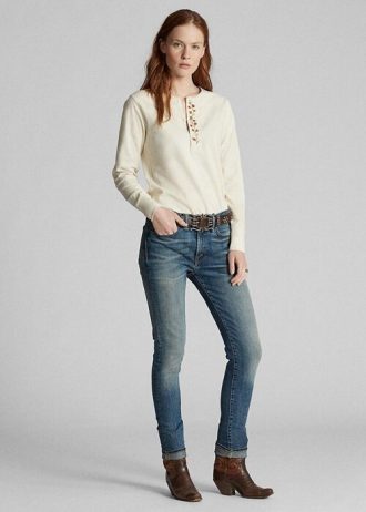 Blue Women’s Ralph Lauren Skinny Stretch Jeans