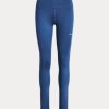 Blue Women’s Ralph Lauren Stirrup Stretch Leggings