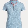 Blue Women’s Ralph Lauren Tailored Fit Floral Jersey Shirts Blue Women’s Ralph Lauren Tailored Fit Floral Jersey Shirts