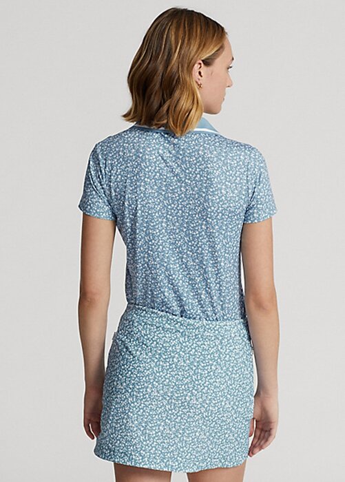 Blue Women’s Ralph Lauren Tailored Fit Floral Jersey Shirts Blue Women’s Ralph Lauren Tailored Fit Floral Jersey Shirts