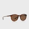 Brown Men’s Ralph Lauren 0Ph4110 Round Sunglasses