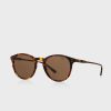 Brown Men’s Ralph Lauren 0Ph4110 Round Sunglasses