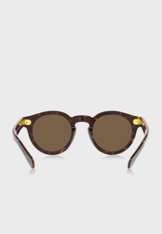 Brown Men’s Ralph Lauren 0Ph4165 Round Sunglasses