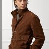 Brown Men’s Ralph Lauren Hayworth Suede Jackets