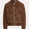 Brown Men’s Ralph Lauren Hayworth Suede Jackets