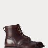Brown Men’s Ralph Lauren Leather Boots