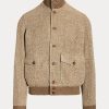 Brown Men’s Ralph Lauren Linen-Blend Tweed Jackets