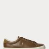 Brown Men’s Ralph Lauren Longwood Leather Sneakers Brown Men’s Ralph Lauren Longwood Leather Sneakers