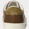 Brown Men’s Ralph Lauren Longwood Leather Sneakers Brown Men’s Ralph Lauren Longwood Leather Sneakers