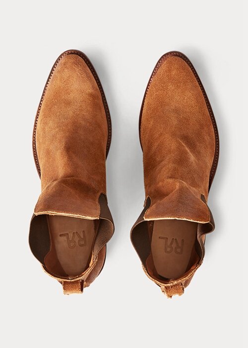 Brown Men’s Ralph Lauren Plainview Suede Chelsea Boots Brown Men’s Ralph Lauren Plainview Suede Chelsea Boots