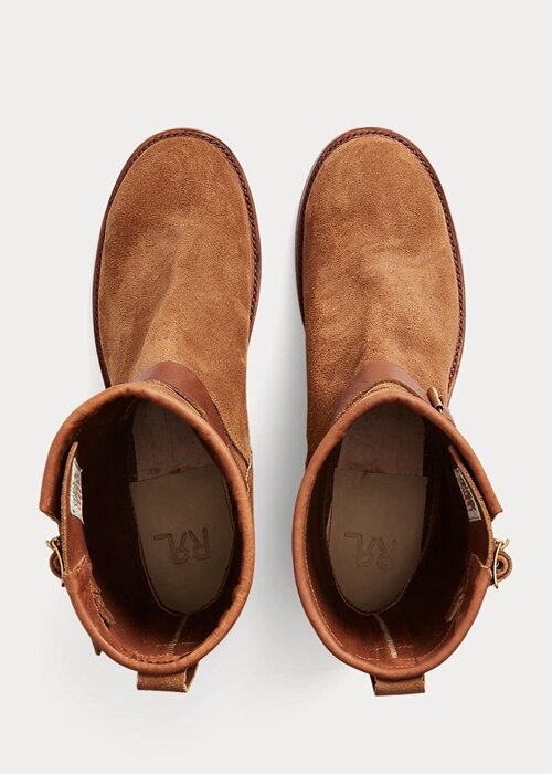 Brown Men’s Ralph Lauren Roughout Suede Boots Brown Men’s Ralph Lauren Roughout Suede Boots