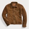 Brown Men’s Ralph Lauren Roughout Suede Jackets Brown Men’s Ralph Lauren Roughout Suede Jackets