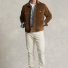 Brown Men’s Ralph Lauren Stretch Corduroy Trucker Jackets Brown Men’s Ralph Lauren Stretch Corduroy Trucker Jackets
