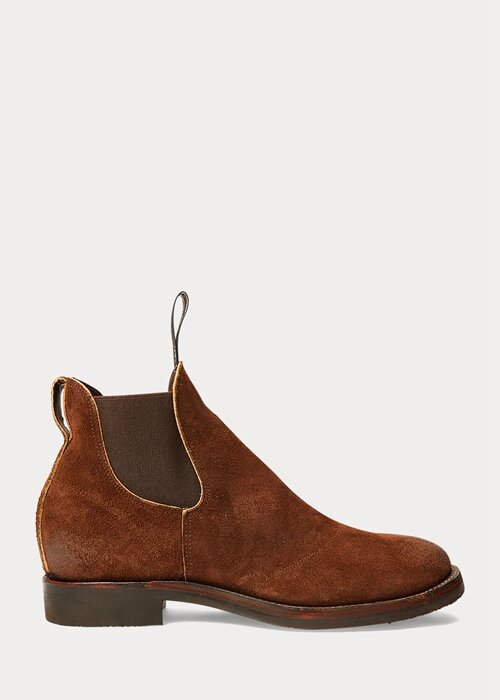 Brown Men’s Ralph Lauren Suede Chelsea Boots Brown Men’s Ralph Lauren Suede Chelsea Boots