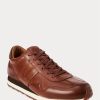 Brown Men’s Ralph Lauren Train 85 Leather Sneakers Brown Men’s Ralph Lauren Train 85 Leather Sneakers