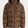 Brown Men’s Ralph Lauren Water-Repellent Down Jackets Brown Men’s Ralph Lauren Water-Repellent Down Jackets