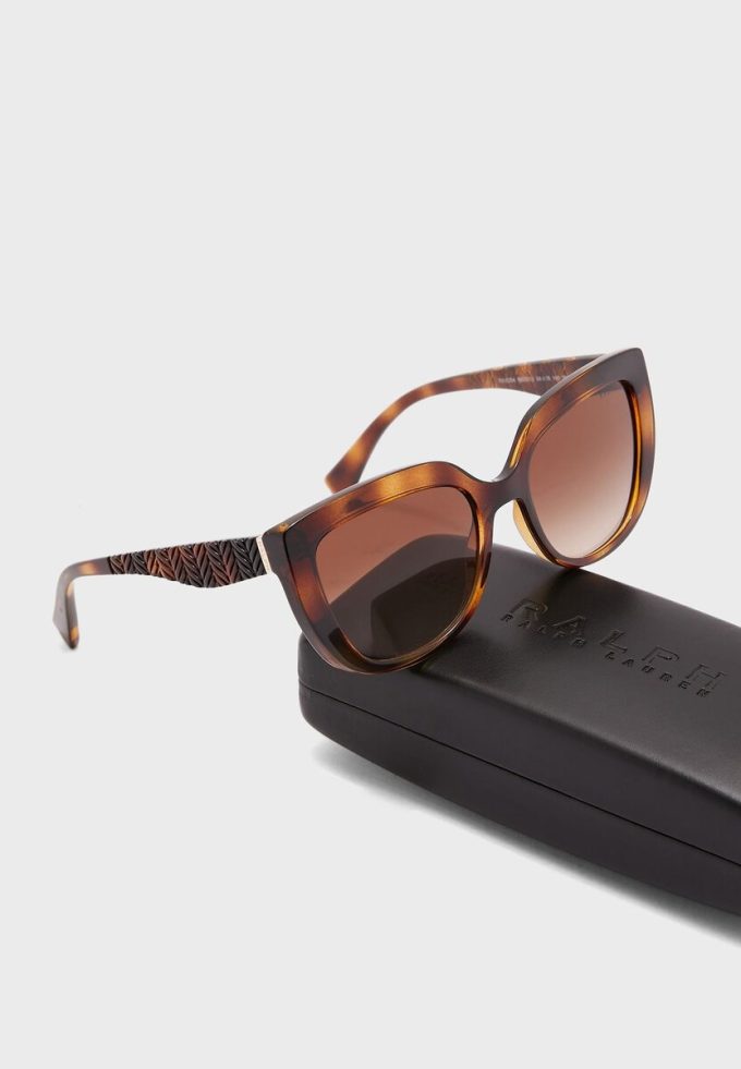 Brown Women’s Ralph Lauren 0Ra5254 Butterfly Sunglasses Brown Women’s Ralph Lauren 0Ra5254 Butterfly Sunglasses