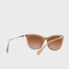 Brown Women’s Ralph Lauren 0Ra5289 Rectangle Sunglasses