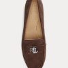Brown Women’s Ralph Lauren Barnsbury Suede Loafers