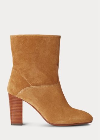 Brown Women’s Ralph Lauren Brindley Suede Boots