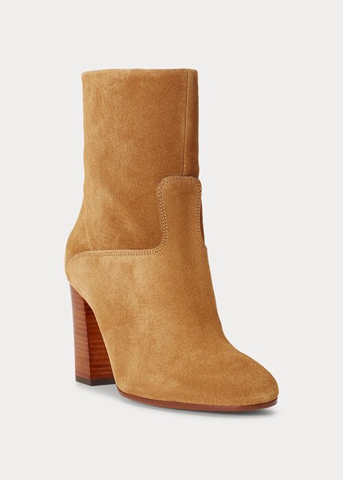 Brown Women’s Ralph Lauren Brindley Suede Boots Brown Women’s Ralph Lauren Brindley Suede Boots