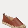 Brown Women’s Ralph Lauren Cameryn IV Tumbled Leather Flat Shoes Brown Women’s Ralph Lauren Cameryn IV Tumbled Leather Flat Shoes