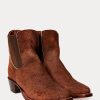 Brown Women’s Ralph Lauren Chelsea Plainview Suede Boots