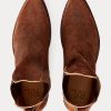 Brown Women’s Ralph Lauren Chelsea Plainview Suede Boots
