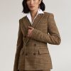 Brown Women’s Ralph Lauren Donaldson Checked Tweed Jackets