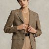 Brown Women’s Ralph Lauren Herringbone Linen-Blend Blazers