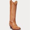 Brown Women’s Ralph Lauren Kiera Leather Cowboy Boots Brown Women’s Ralph Lauren Kiera Leather Cowboy Boots