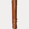 Brown Women’s Ralph Lauren Makenna Burnished Leather Riding Boots
