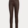Brown Women’s Ralph Lauren Nappa Leather Skinny Ankle Pants Brown Women’s Ralph Lauren Nappa Leather Skinny Ankle Pants
