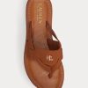 Brown Women’s Ralph Lauren Rosalind Slippers Brown Women’s Ralph Lauren Rosalind Slippers