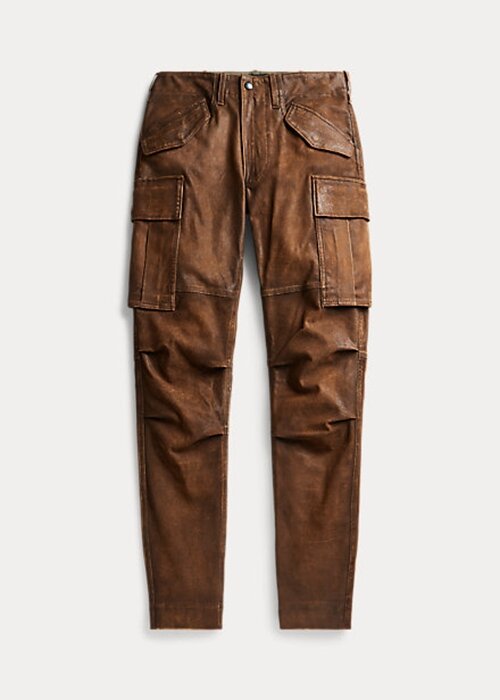 Brown Women’s Ralph Lauren Skinny Leather Cargo Pants Brown Women’s Ralph Lauren Skinny Leather Cargo Pants