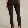 Brown Women’s Ralph Lauren Stirrup Stretch Side-zip  Leggings