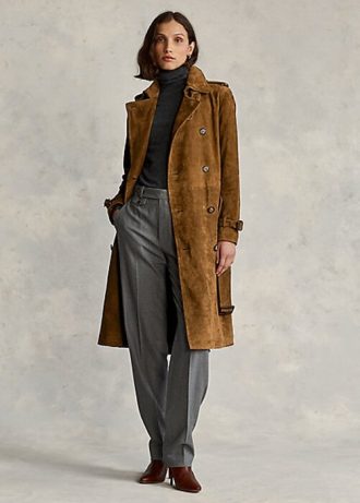 Brown Women’s Ralph Lauren Suede Coats