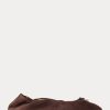 Brown Women’s Ralph Lauren The Suede Pony Ballet Flat Shoes