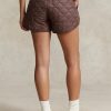 Brown Women’s Ralph Lauren Water-repellent Quilted Drawstring  Shorts