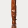 Brown Women’s Ralph Lauren Zoe Tall Calfskin Leather Boots Brown Women’s Ralph Lauren Zoe Tall Calfskin Leather Boots