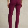 Burgundy Women’s Ralph Lauren Tompkins High-Rise Skinny Jeans