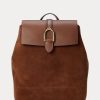 Chocolate Men’s Ralph Lauren Welington Calf-Suede Backpacks