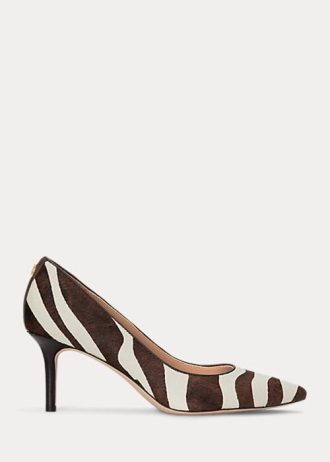 Chocolate Women’s Ralph Lauren Lanette Haircalf Heels