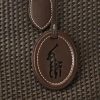 Chocolate Women’s Ralph Lauren Leather-Trim Straw Large Bellport Tote Bags
