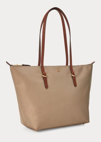 Clay Women’s Ralph Lauren Nylon Small Tote Bags