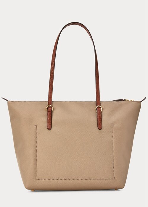 Clay Women’s Ralph Lauren Nylon Small Tote Bags Clay Women’s Ralph Lauren Nylon Small Tote Bags