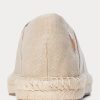 Cream Men’s Ralph Lauren Cevio Washed Canvas Espadrille