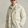 Cream Men’s Ralph Lauren Herringbone Hooded Jackets Cream Men’s Ralph Lauren Herringbone Hooded Jackets