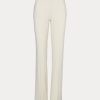 Cream Women’s Ralph Lauren Alandra Wool Crepe Pants