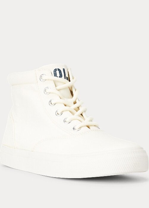 Cream Women’s Ralph Lauren Bryn High-Top Sneakers Cream Women’s Ralph Lauren Bryn High-Top Sneakers
